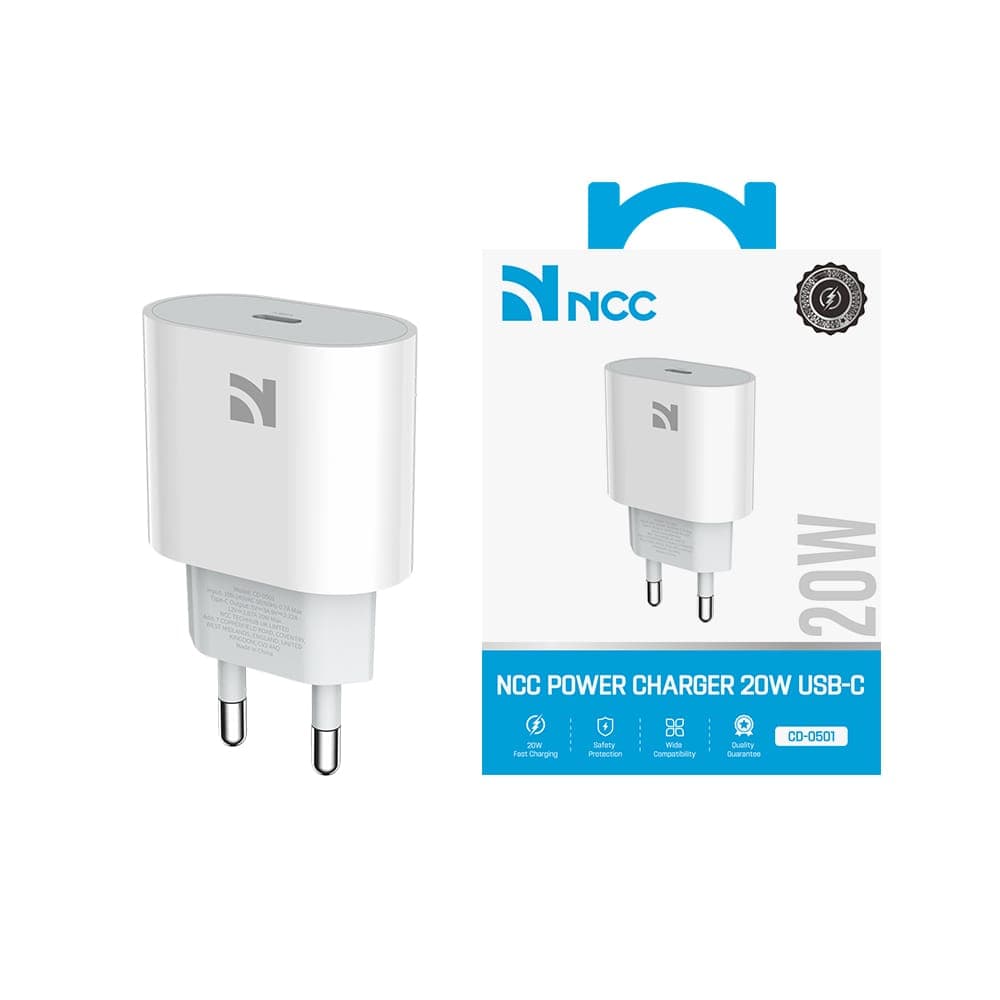 NCC Chargeur mural USB-C 20W